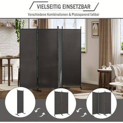 Schermo pieghevole indipendente, 1 pz per giardino e terrazza – vista dettagliata 6