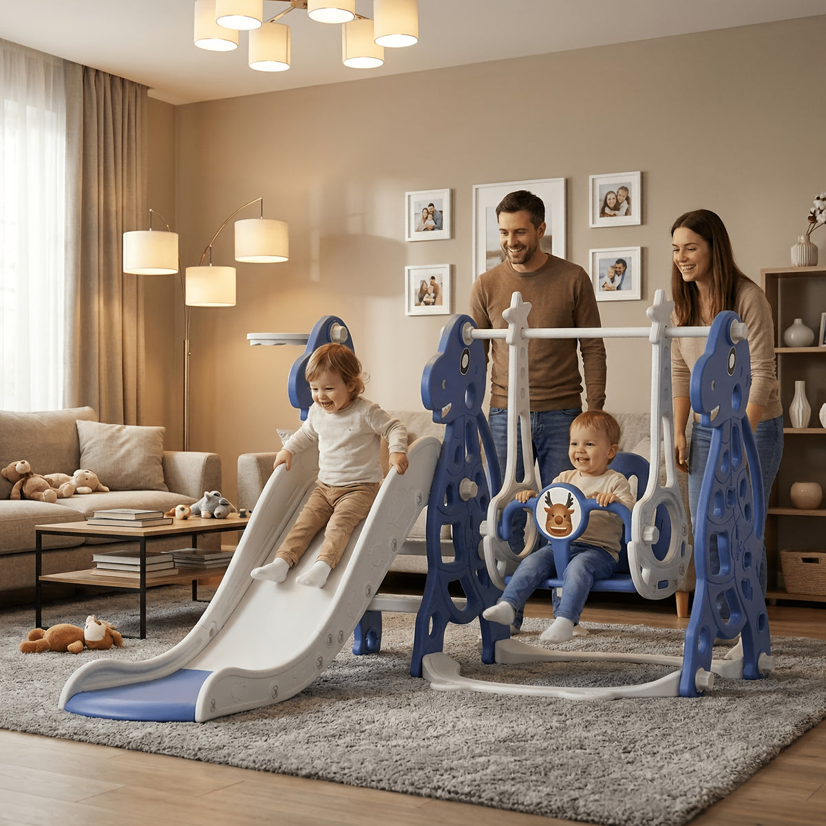 Scivolo per bambini, Forma Della Traversa per casa e animali – vista dettagliata 6