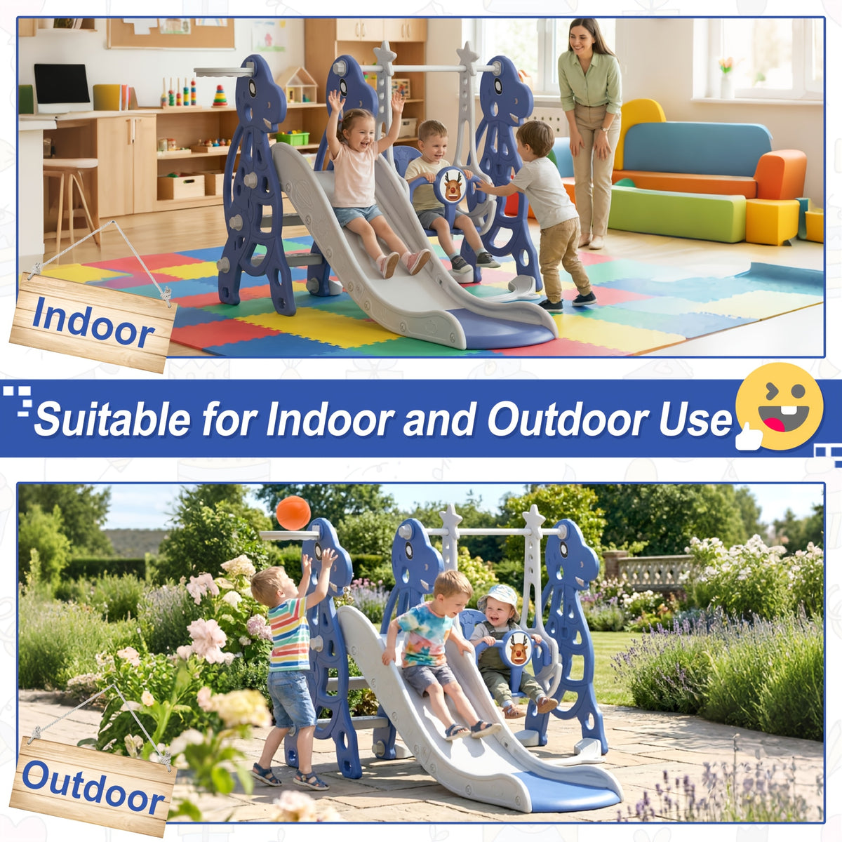 Scivolo per bambini, Forma Della Traversa per casa e animali – vista dettagliata 16