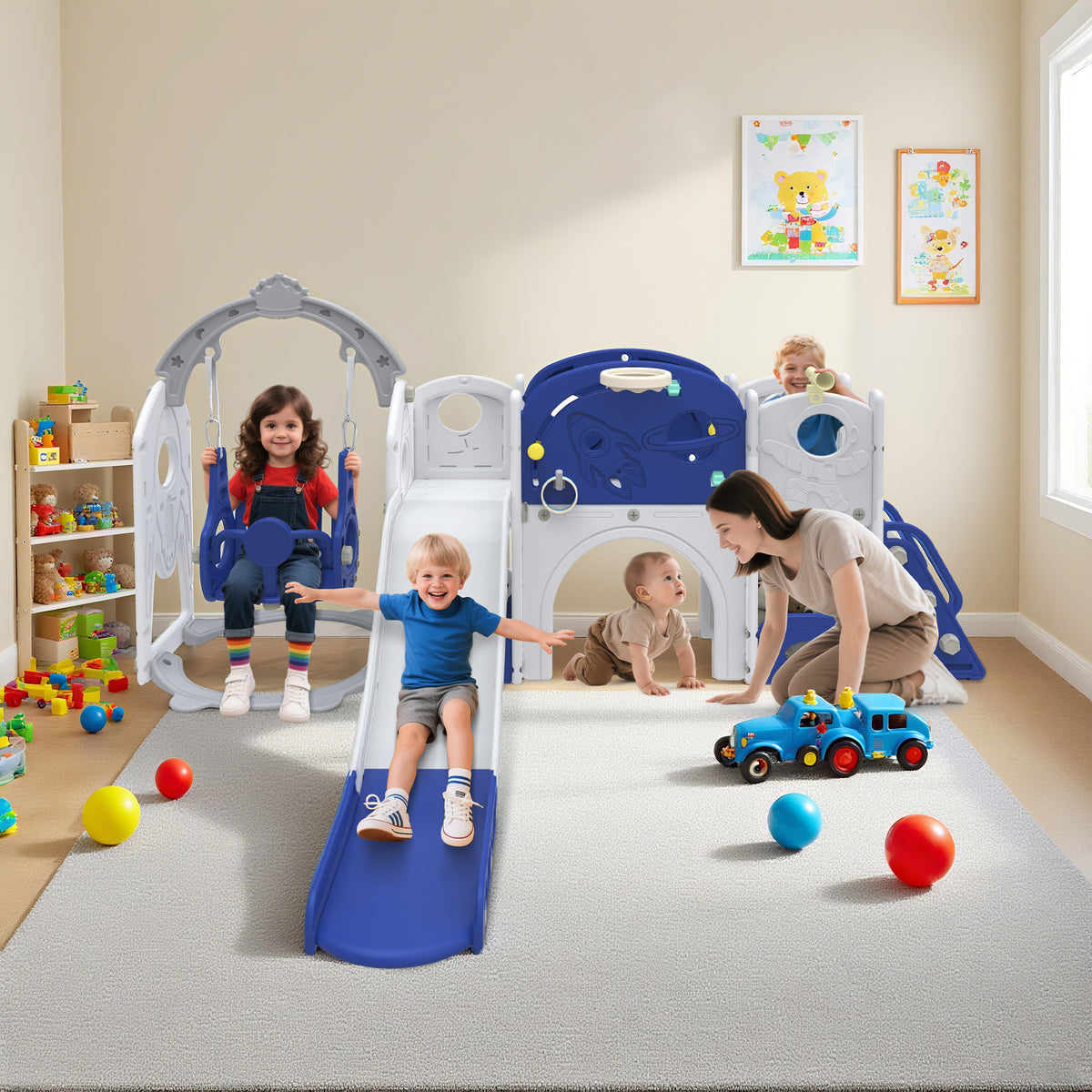 Scivolo per bambini per giardino – vista dettagliata 6