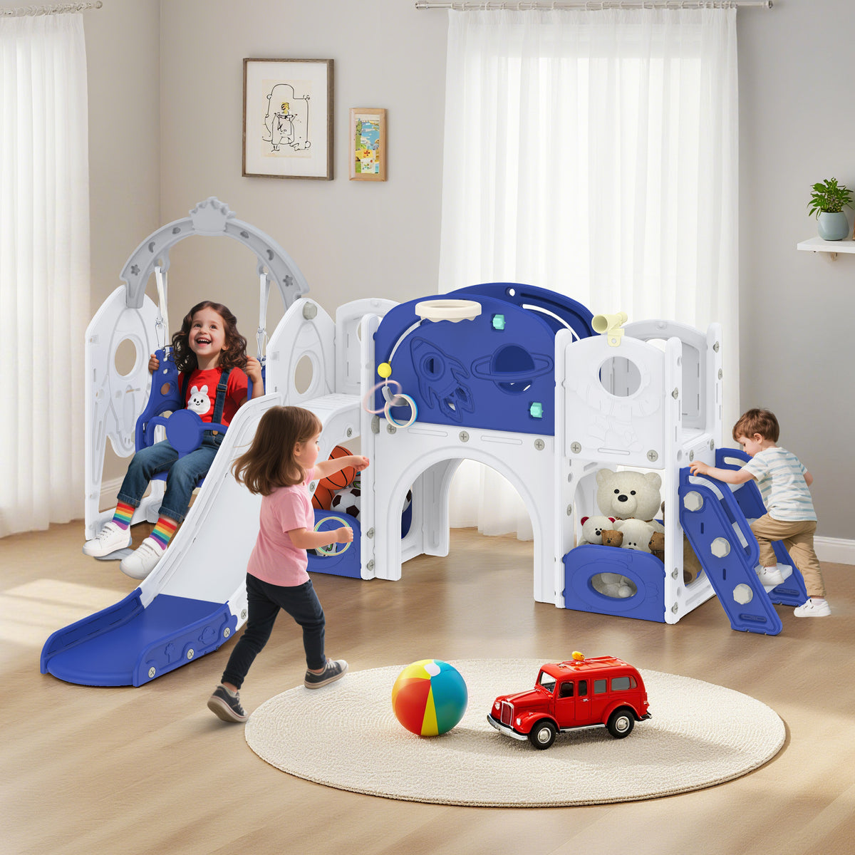 Scivolo per bambini per terrazza e giardino – vista dettagliata 7
