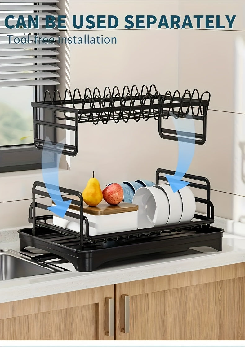 Scolapiatti, Nero per cucina e zona pranzo – vista dettagliata 10