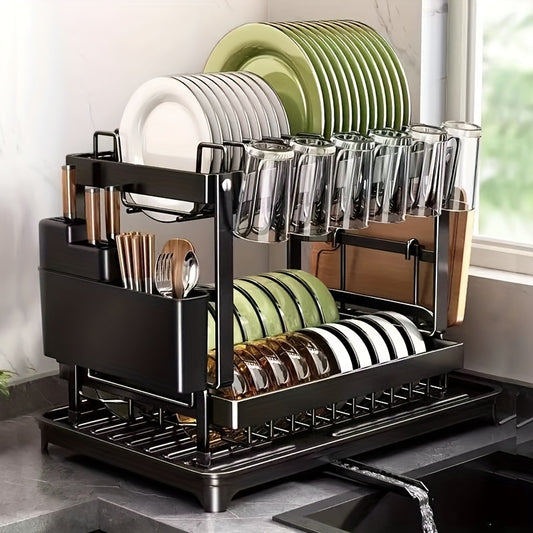 Scolapiatti, Scolatoio bianco per taglieri 2Cup per cucina – vista principale