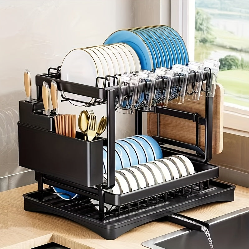 Scolapiatti, Scolatoio bianco per taglieri 2Cup per cucina – vista dettagliata 2