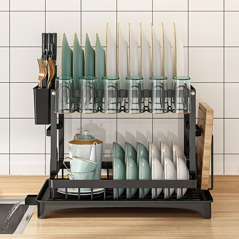 Scolapiatti, Scolatoio bianco per taglieri 2Cup per cucina – vista dettagliata 5