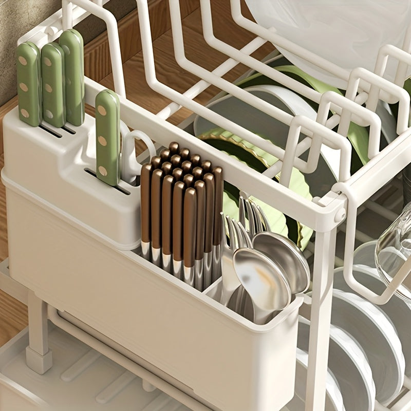 Scolapiatti, Scolatoio bianco per taglieri 2Cup per cucina – vista dettagliata 7