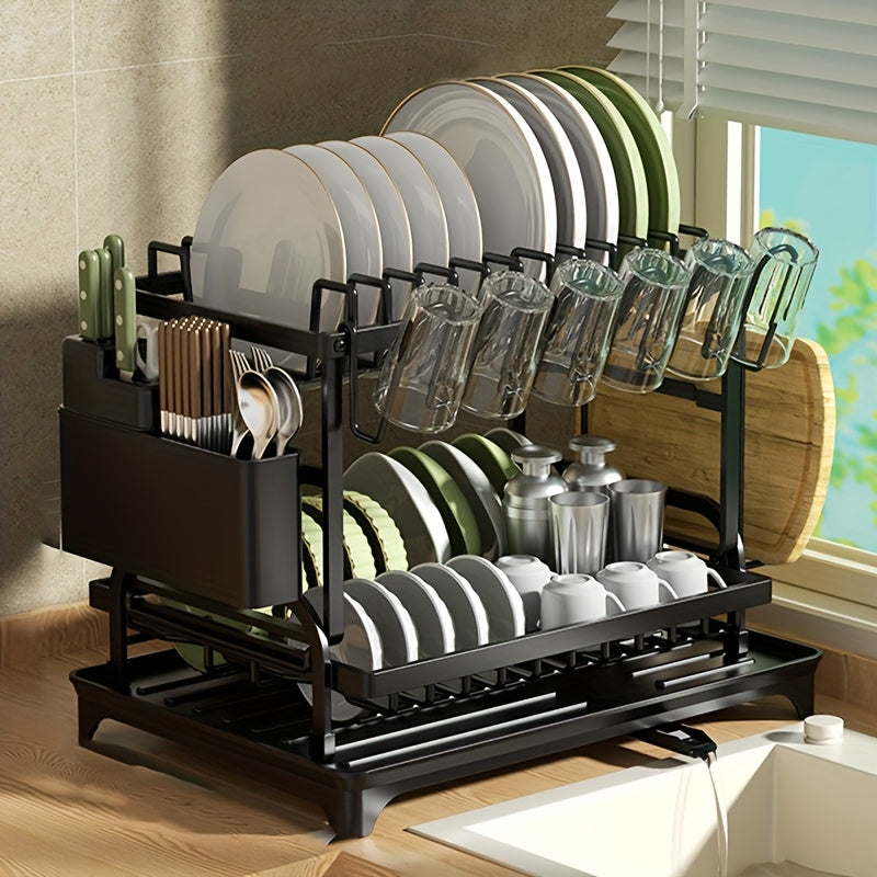 Scolapiatti, Scolatoio bianco per taglieri 2Cup per cucina – vista dettagliata 9