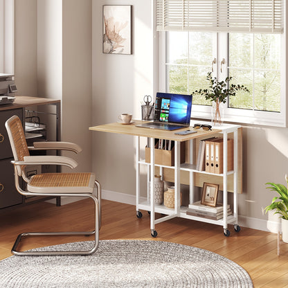 Scrivania per computer, 4 cm per smart working e studio – vista dettagliata 8
