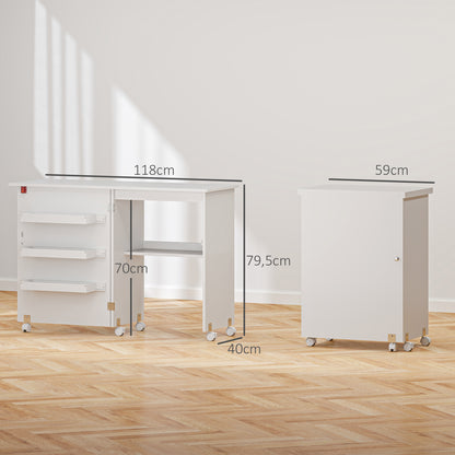 Scrivania per computer, Bianco per ufficio – vista dettagliata 17