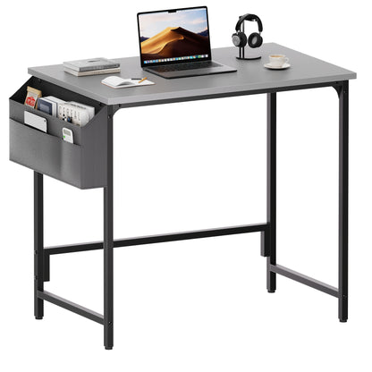 Scrivania per computer, Grigio per smart working – vista dettagliata 7