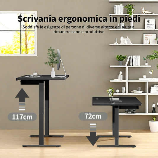 Scrivania per computer, Marrone per ufficio – vista principale