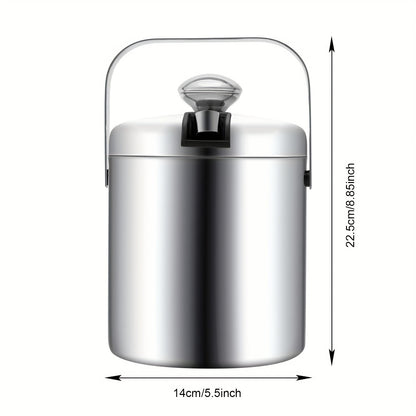 Secchiello Portatile, 1,3L per campeggio e viaggio – vista dettagliata 2
