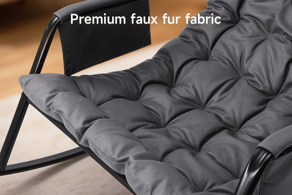 Sedia a dondolo, 158.76KG per relax e riposo – vista dettagliata 10