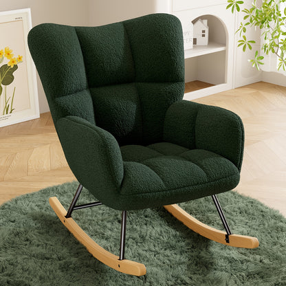 Sedia a dondolo, Beige per seduta e casa – vista dettagliata 10