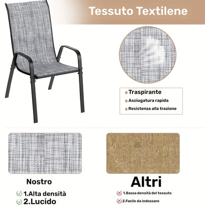 Sedia da pranzo, 150kg per casa e seduta – vista dettagliata 2