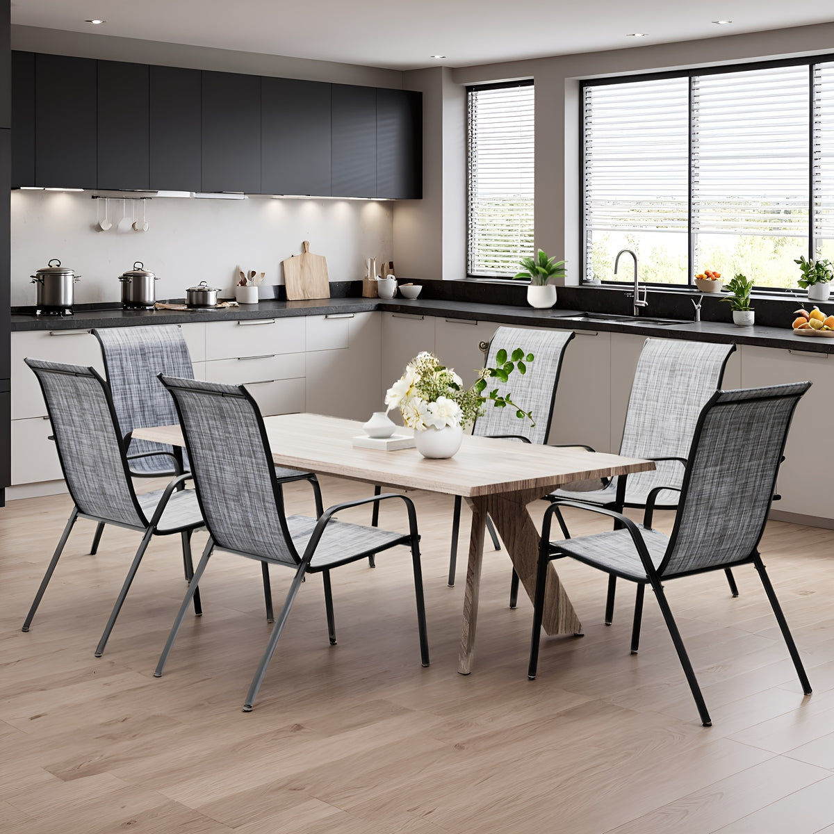 Sedia da pranzo, 150kg per casa e seduta – vista dettagliata 6