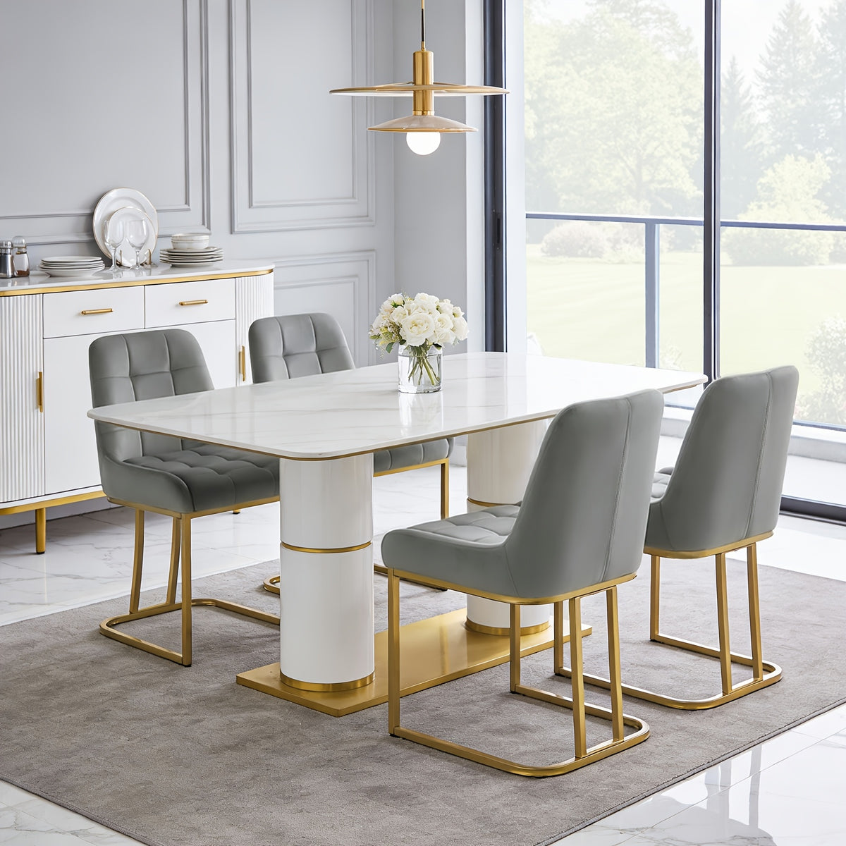 Sedia da pranzo, 2 Pezzi per seduta e casa – vista dettagliata 11