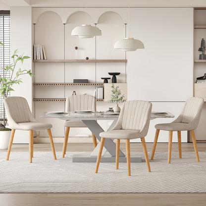 Sedia da pranzo, 2 Pezzi/set per casa – vista principale