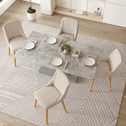 Sedia da pranzo, 2 Pezzi/set per casa – vista dettagliata 2