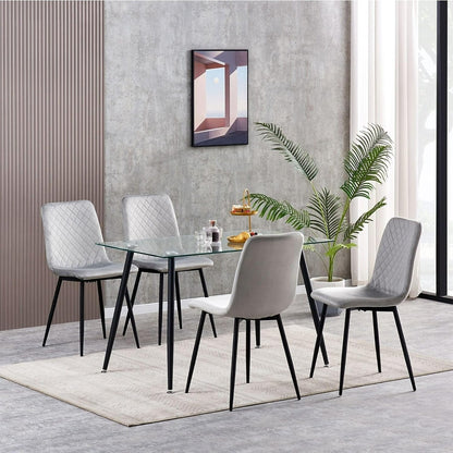 Sedia da pranzo, 4 Pezzi per casa – vista dettagliata 24