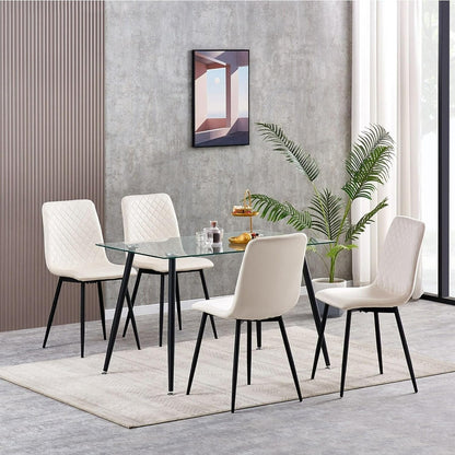 Sedia da pranzo, 4 Pezzi per casa – vista dettagliata 27