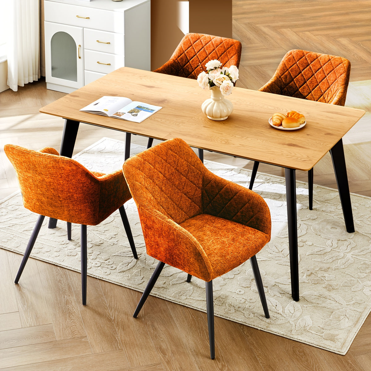 Sedia da pranzo, Beige per casa – vista dettagliata 26