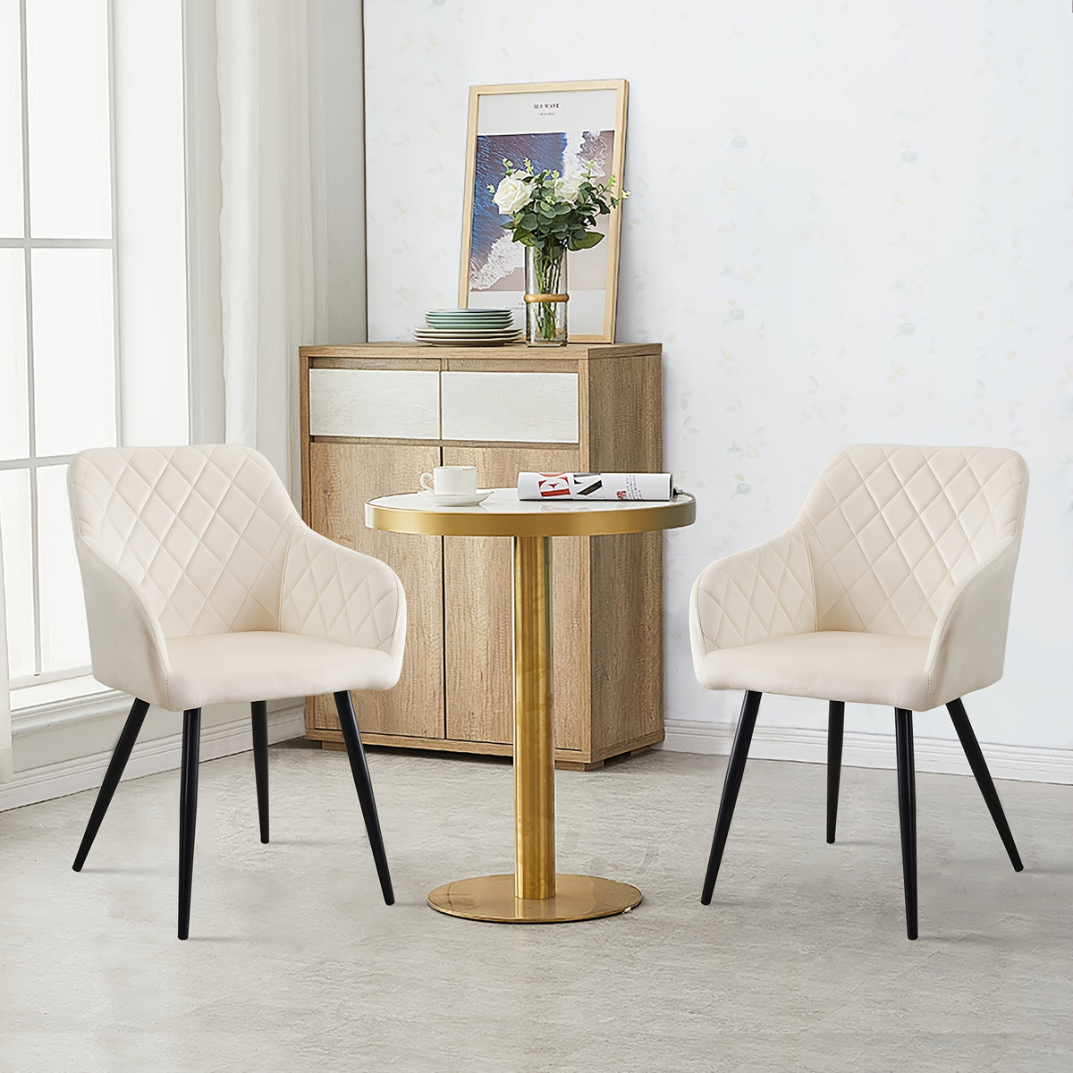 Sedia da pranzo, Beige per casa – vista dettagliata 31