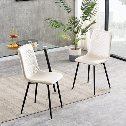 Sedia da pranzo, Beige per casa e uso quotidiano – vista dettagliata 12