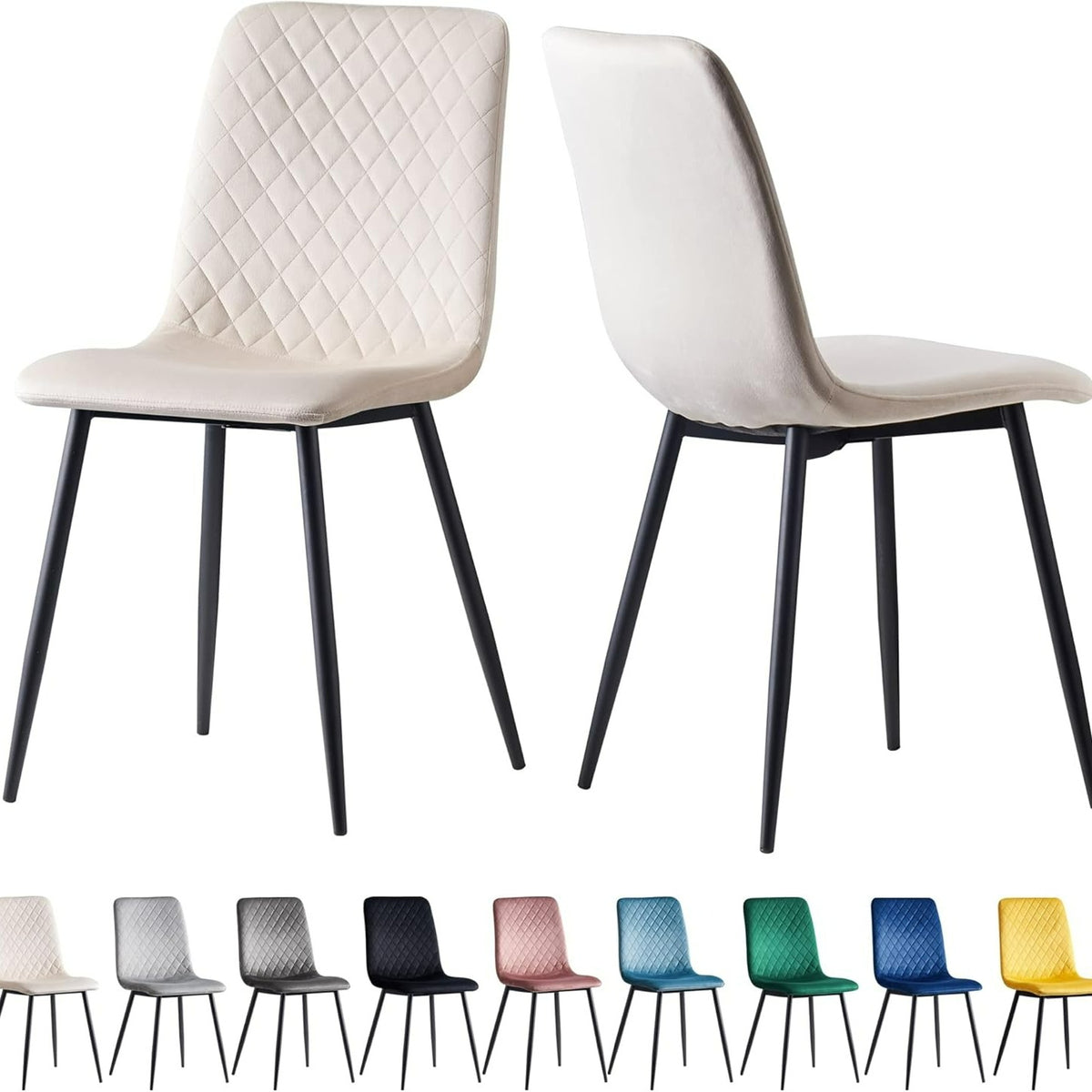 Sedia da pranzo, Beige per casa e uso quotidiano – vista dettagliata 35