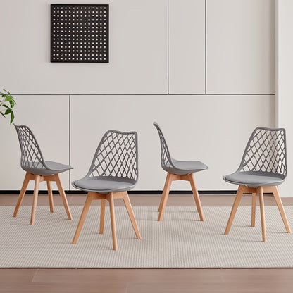 Sedia da pranzo, Bianco per relax e riposo – vista dettagliata 9