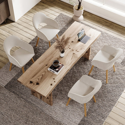 Sedia da pranzo, Grigio Velluto per seduta e soggiorno – vista dettagliata 21