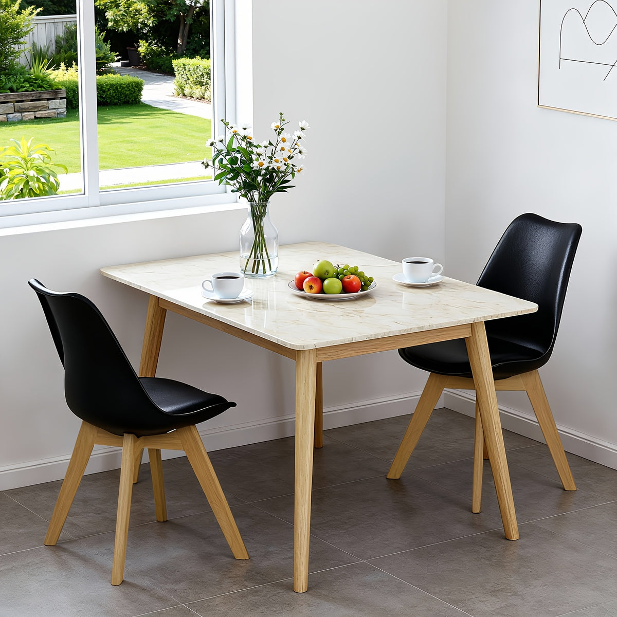 Sedia da pranzo, legno per ufficio e smart working – vista dettagliata 2