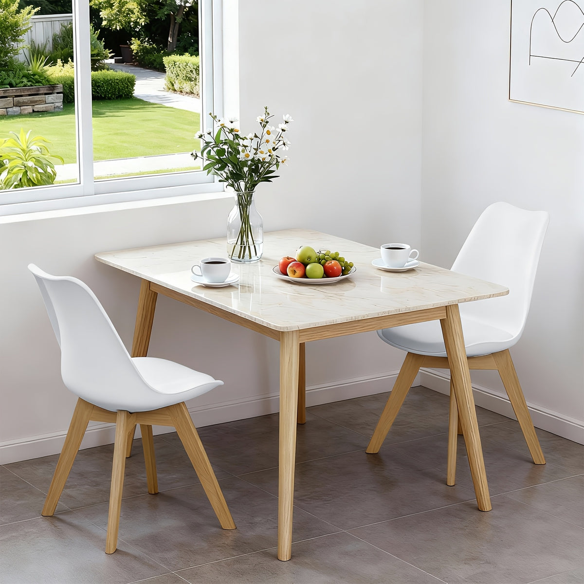 Sedia da pranzo, legno per ufficio e smart working – vista dettagliata 5