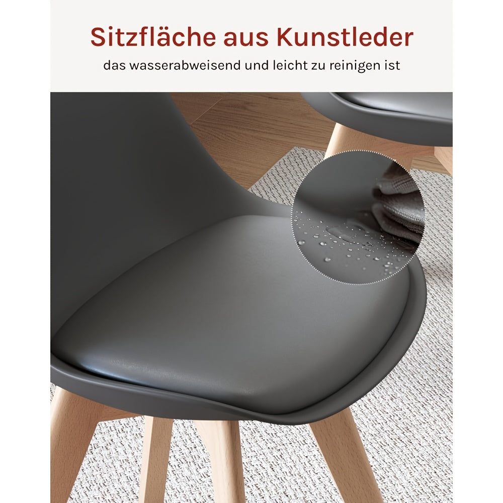 Sedia da pranzo, legno per ufficio e smart working – vista dettagliata 7