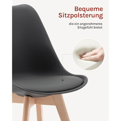 Sedia da pranzo, legno per ufficio e smart working – vista dettagliata 9