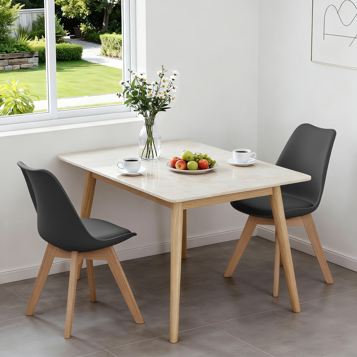 Sedia da pranzo, legno per ufficio e smart working – vista dettagliata 10