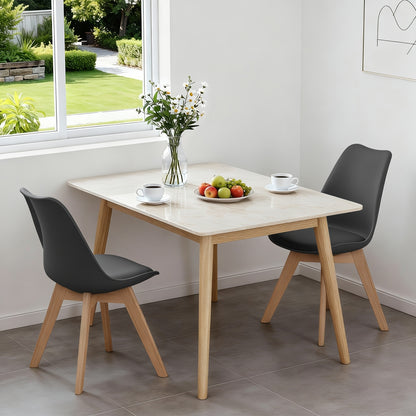 Sedia da pranzo, legno per ufficio e smart working – vista dettagliata 10
