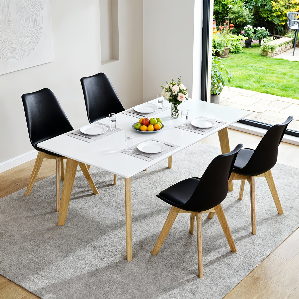 Sedia da pranzo, legno per ufficio e smart working – vista dettagliata 11
