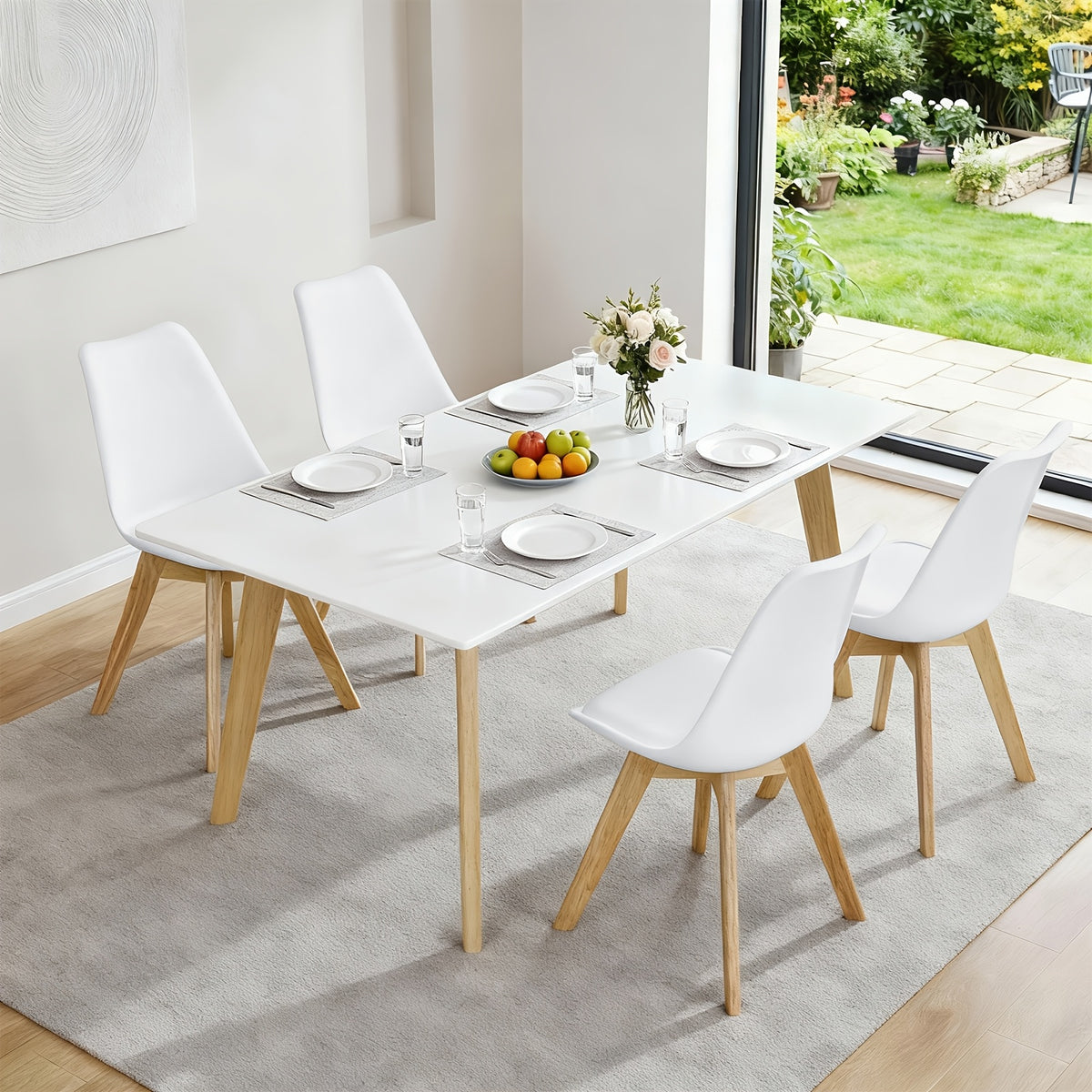 Sedia da pranzo, legno per ufficio e smart working – vista dettagliata 14