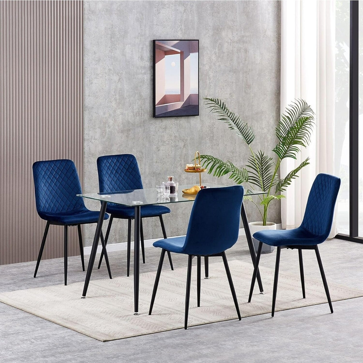 Sedia da pranzo, metallo per casa e seduta – vista dettagliata 12