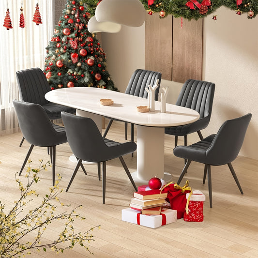 Sedia da pranzo, Nero per relax e riposo – vista principale