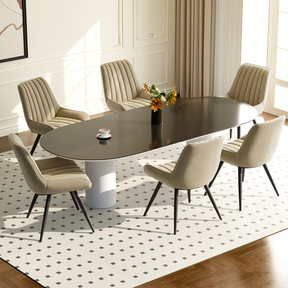 Sedia da pranzo, Nero per relax e riposo – vista dettagliata 2