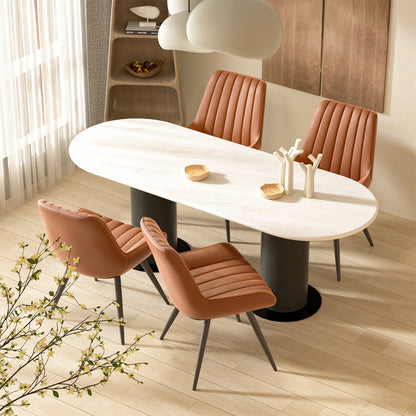 Sedia da pranzo, Nero per relax e riposo – vista dettagliata 15