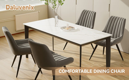 Sedia da pranzo, Nero per relax e riposo – vista dettagliata 17