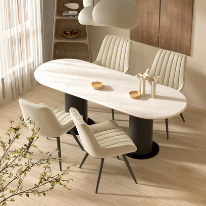 Sedia da pranzo, Nero per relax e riposo – vista dettagliata 25