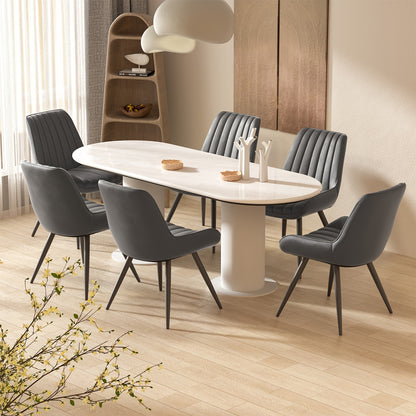 Sedia da pranzo, Nero per relax e riposo – vista dettagliata 29