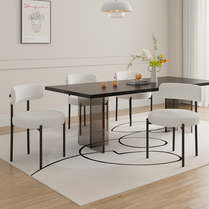Sedia da pranzo, Nero per riposo – vista dettagliata 9
