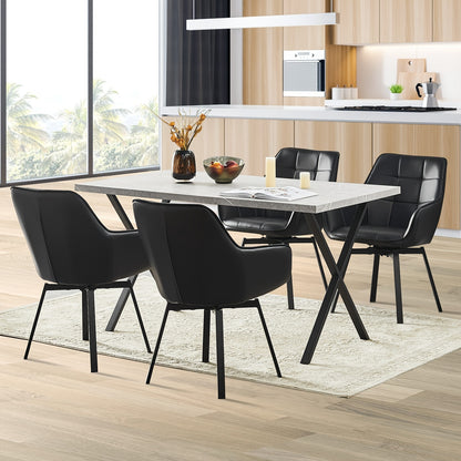 Sedia da pranzo, Nero per seduta e cucina – vista dettagliata 11