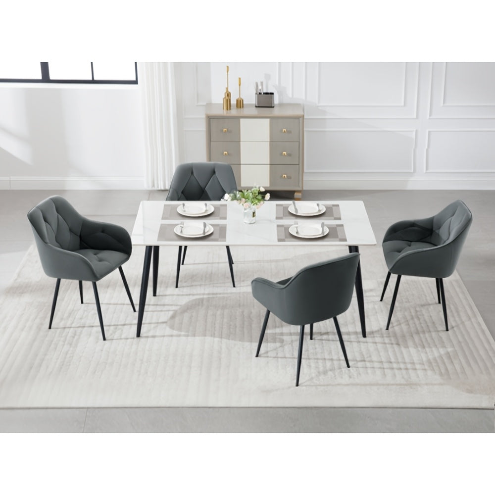 Sedia da pranzo, Rosso per seduta e casa – vista dettagliata 12