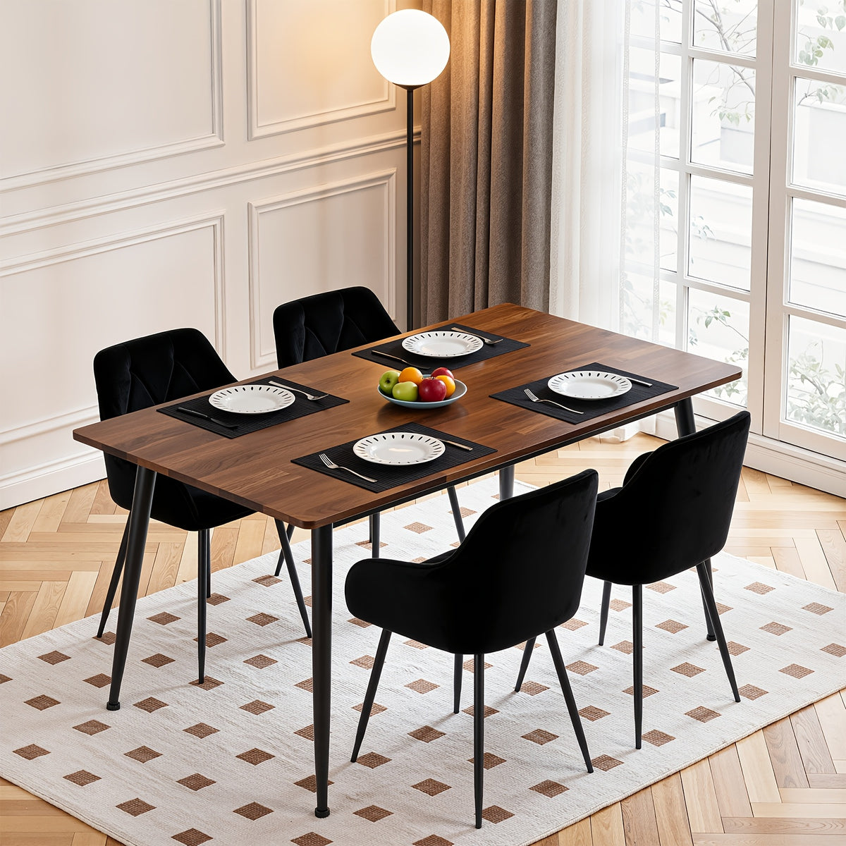 Sedia da pranzo, Rosso per seduta e casa – vista dettagliata 16
